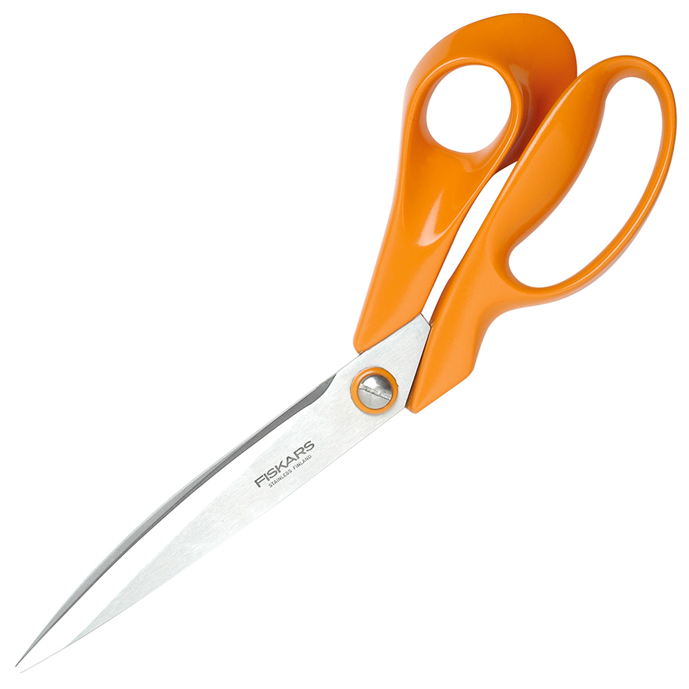 859843 sakset, joissa on oranssi kahva